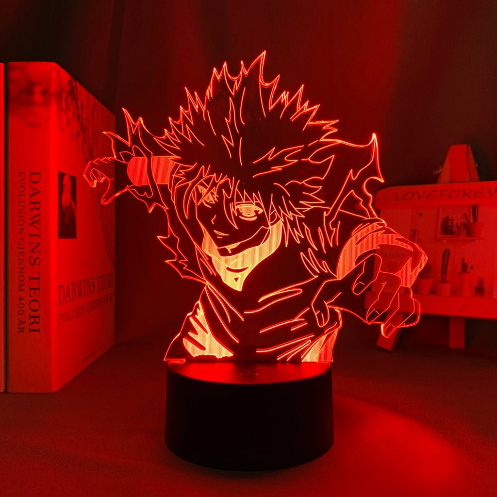 Killua Godspeed LED lamp in Red, swift and powerful, showcasing his electrifying speed and agility from Hunter x Hunter, perfect for anime fans.