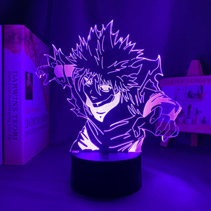 Killua Godspeed LED lamp in Purple, swift and powerful, showcasing his electrifying speed and agility from Hunter x Hunter, perfect for anime fans.